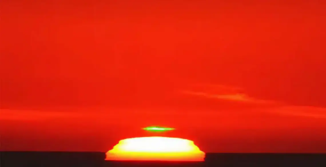 Un cielo rojo